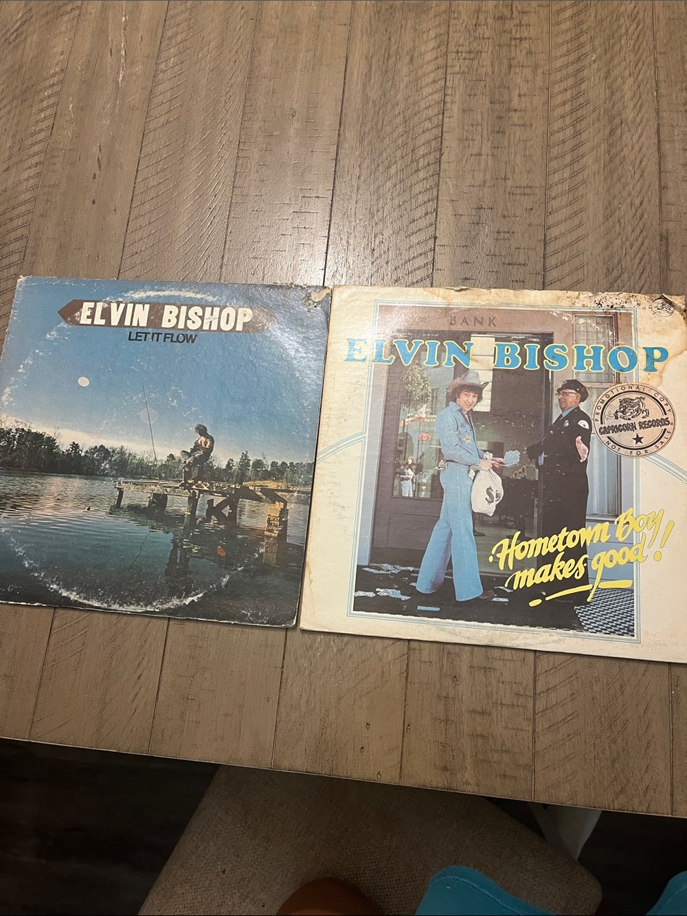 Elvin Bishop Vinyl Records - Blue & Cream Covers